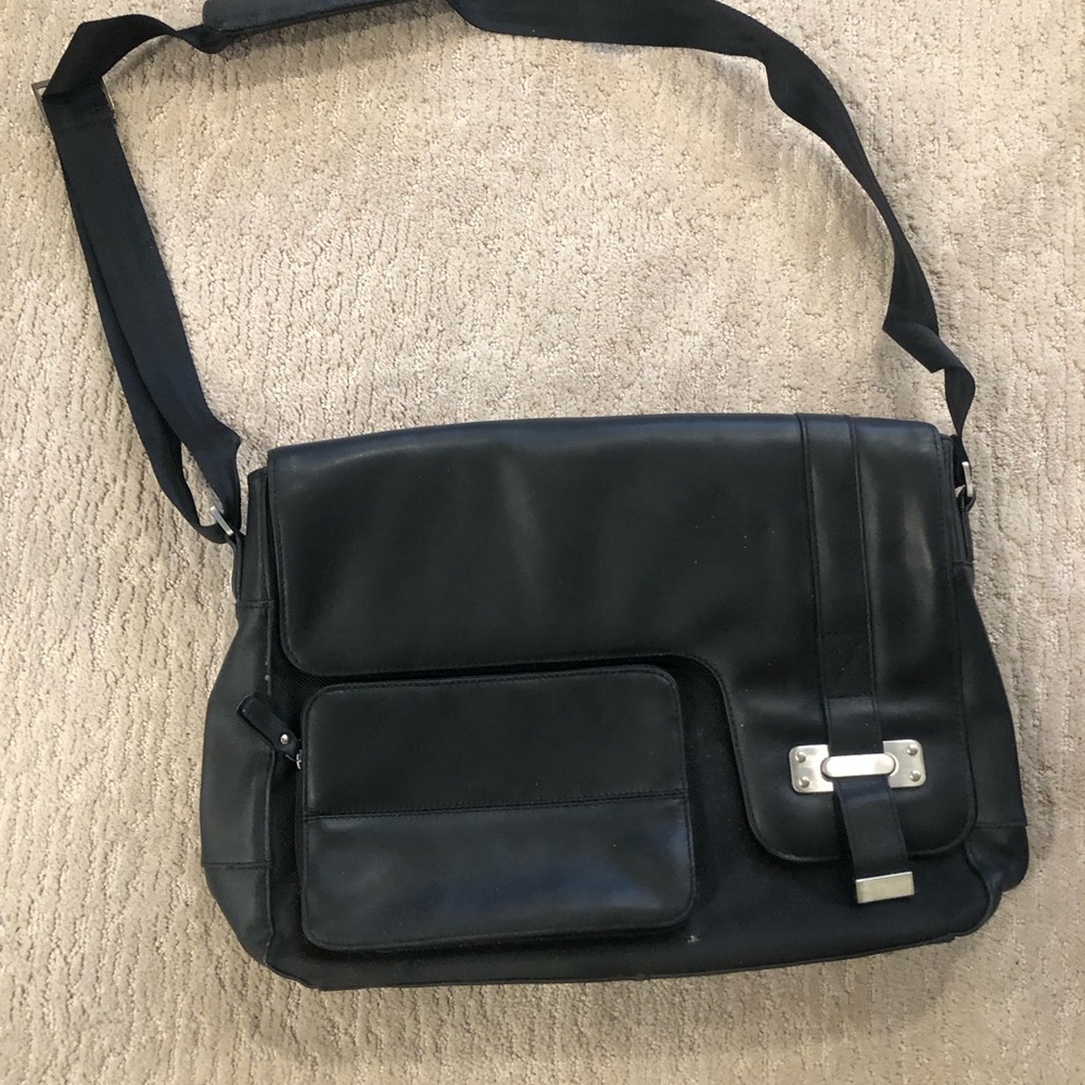 Daniel leather laptop briefcase